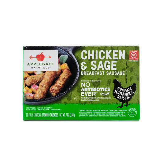 Frozen Applegate Naturals Chicken & Sage Sausage 198g