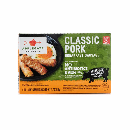Frozen Applegate Naturals Classic Pork Sausage 198g