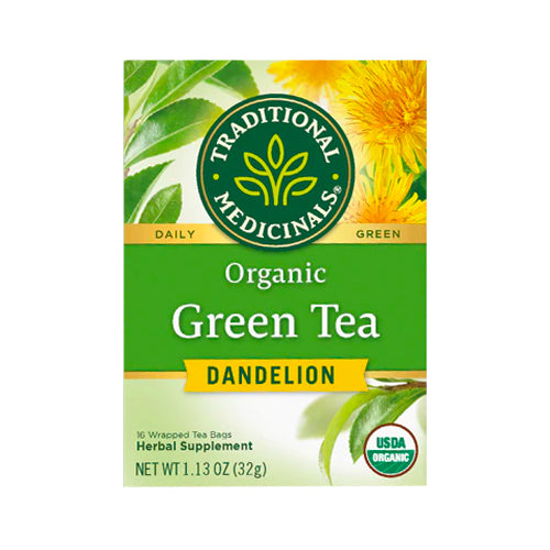 Traditional Medicinals Organic Green Tea Dandelion 32g