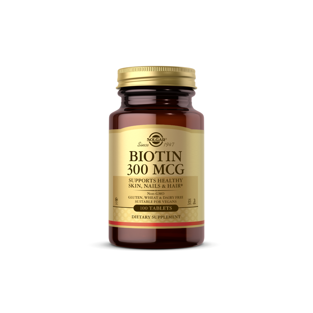 Solgar Biotin 300 mcg 100 Tablets