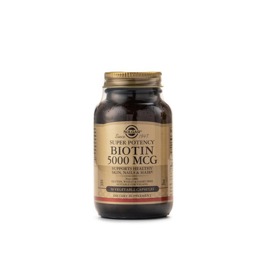 Solgar Biotin 5,000mcg 50 Capsules