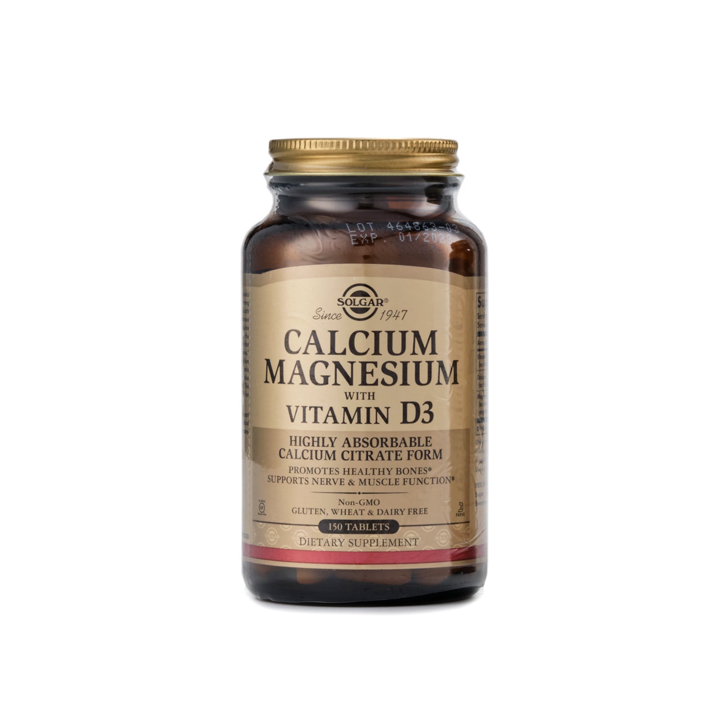 Solgar Calcium, Magnesium with Vitamin D3 150 Tablets