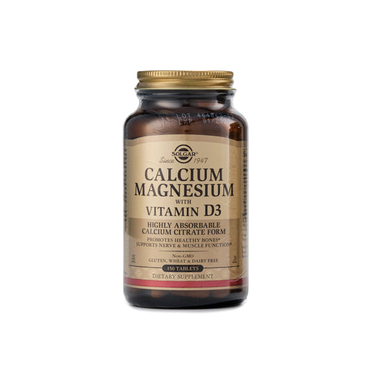 Solgar Calcium, Magnesium with Vitamin D3 150 Tablets