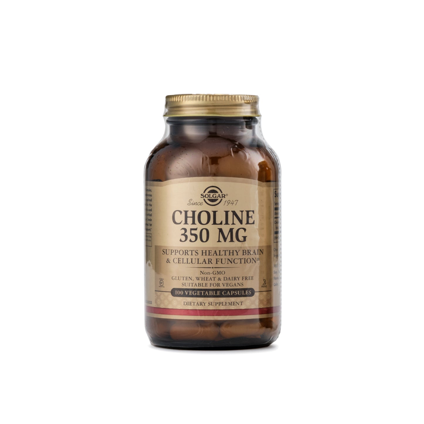 Solgar Choline 350mg 100 Capsules