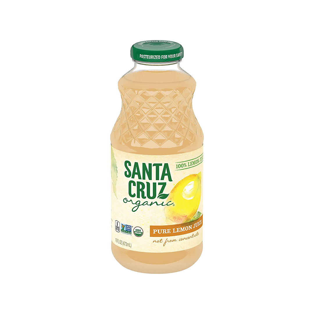 Santa Cruz Organic Pure Lemon Juice 16oz Healthy Options