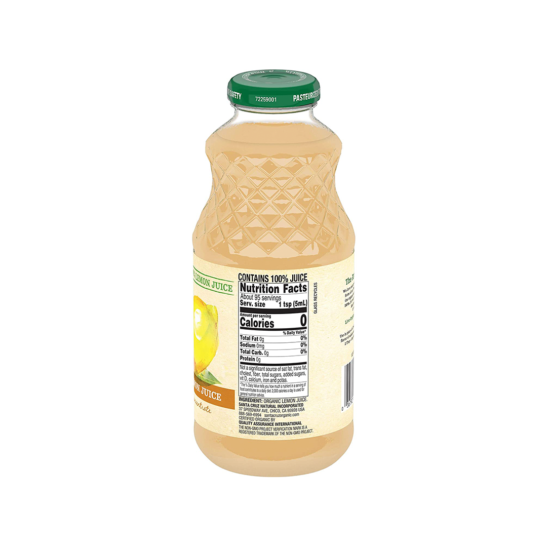 Santa Cruz Organic Pure Lemon Juice 16oz
