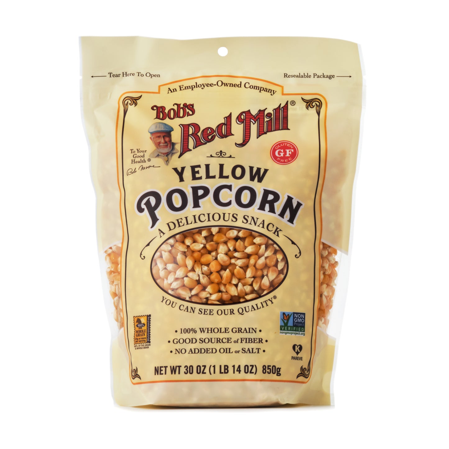 Bob's Red Mill Yellow Popcorn 850g