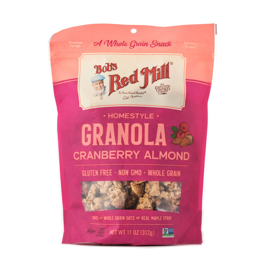 Bob's Red Mill Cranberry Almond Homestyle Granola 312g