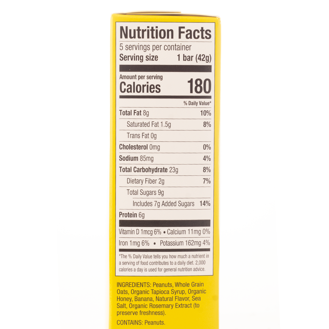 Bob's Red Mill Peanut Butter Banana & Oats Bob's Bar 5 - 42g Bars