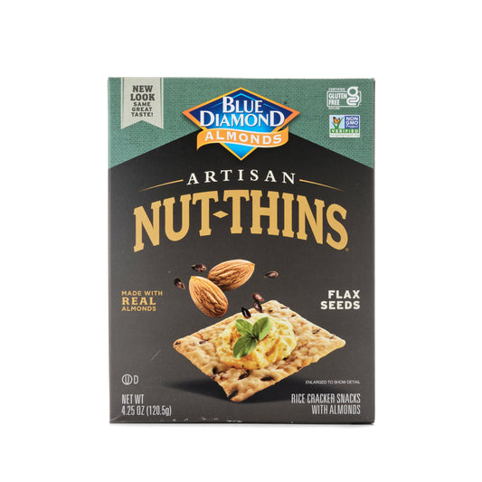 Blue Diamond Artisan Flax Seeds Nut Thins 121g