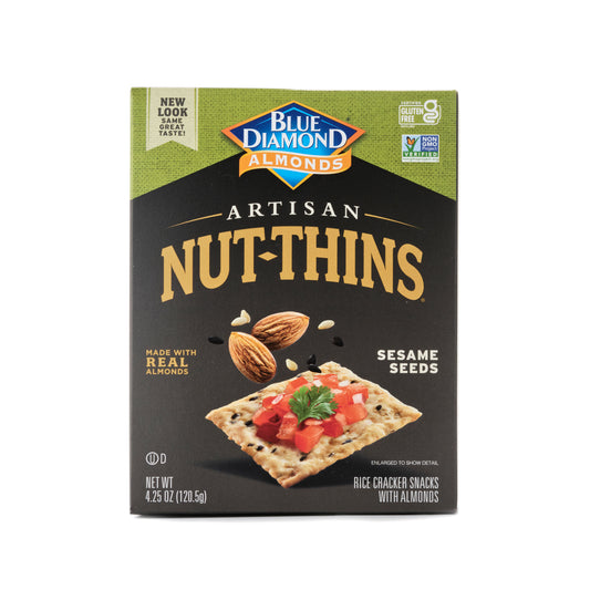 Blue Diamond Artisan Sesame Seeds Nut Thins 121g