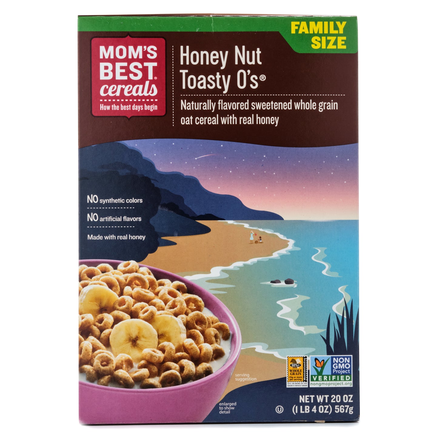 Mom's Best Cereals Honey Nut Toasty O's 567g
