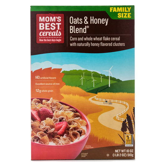 Mom's Best Cereals Oats & Honey Blend 510g