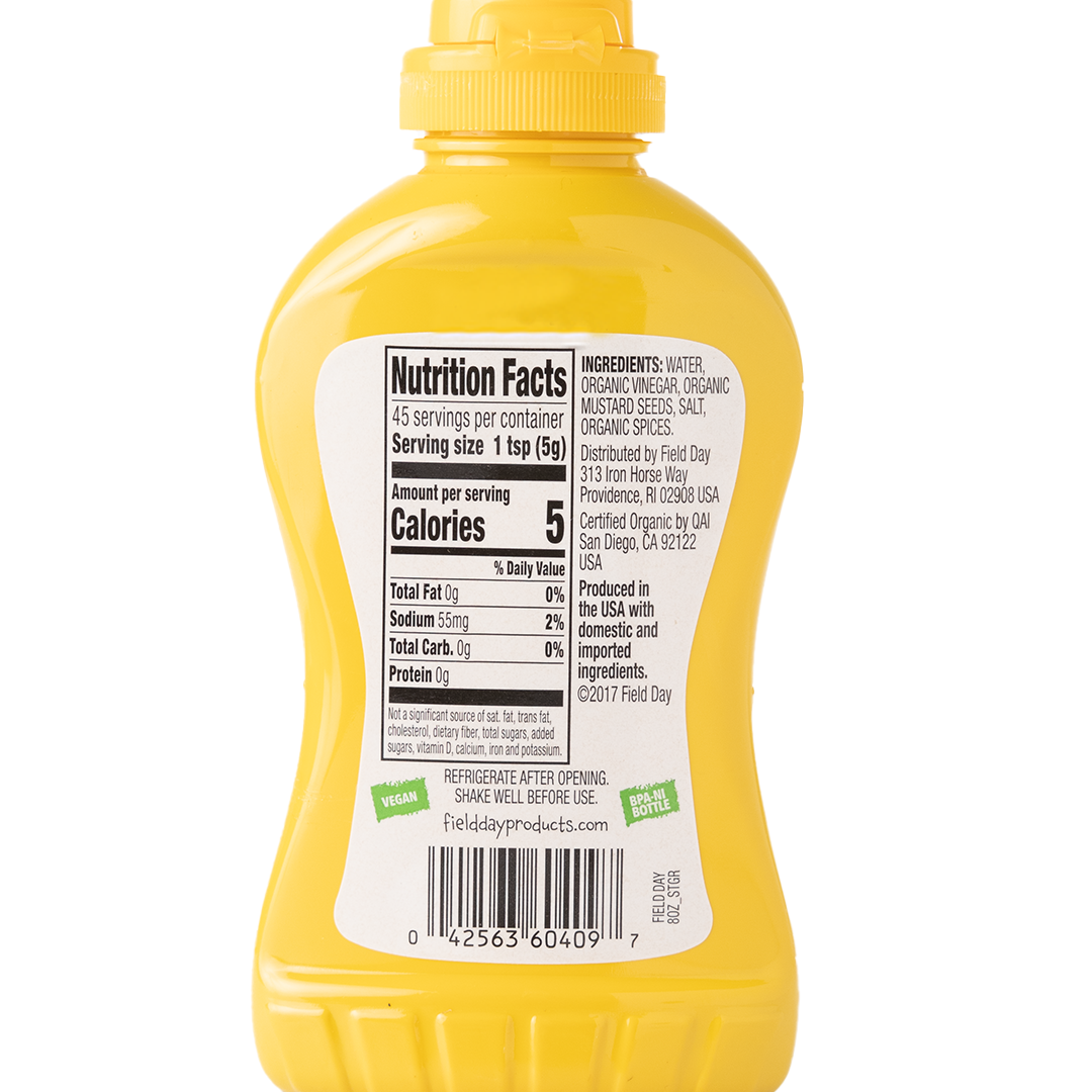 Field Day Organic Stone Ground Mustard 227g