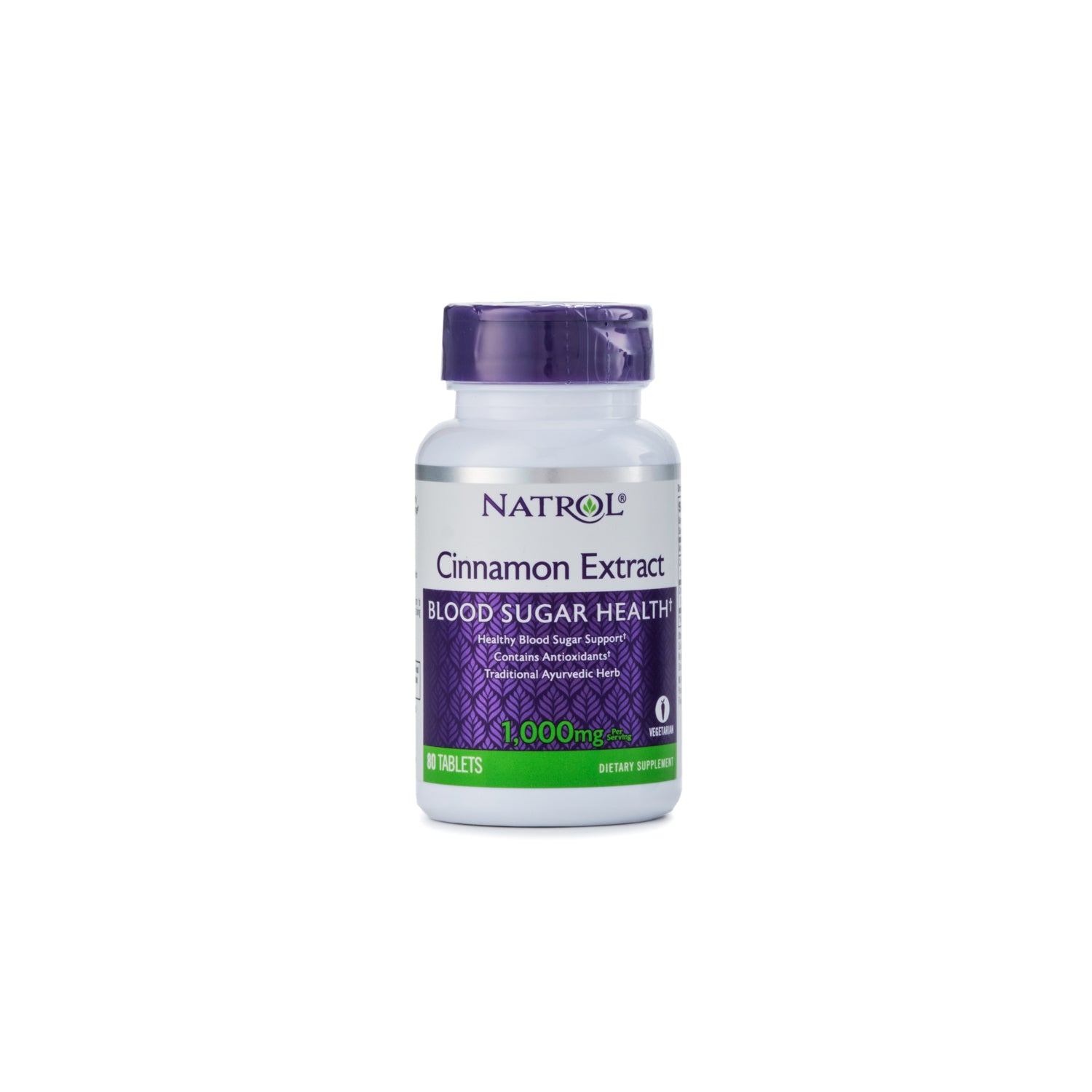 Natrol Cinnamon Extract 1 000mg 80 Tablets Healthy Options