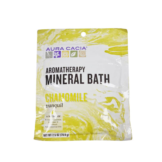 Aura Cacia Mineral Bath Tranquil Chamomile 70g