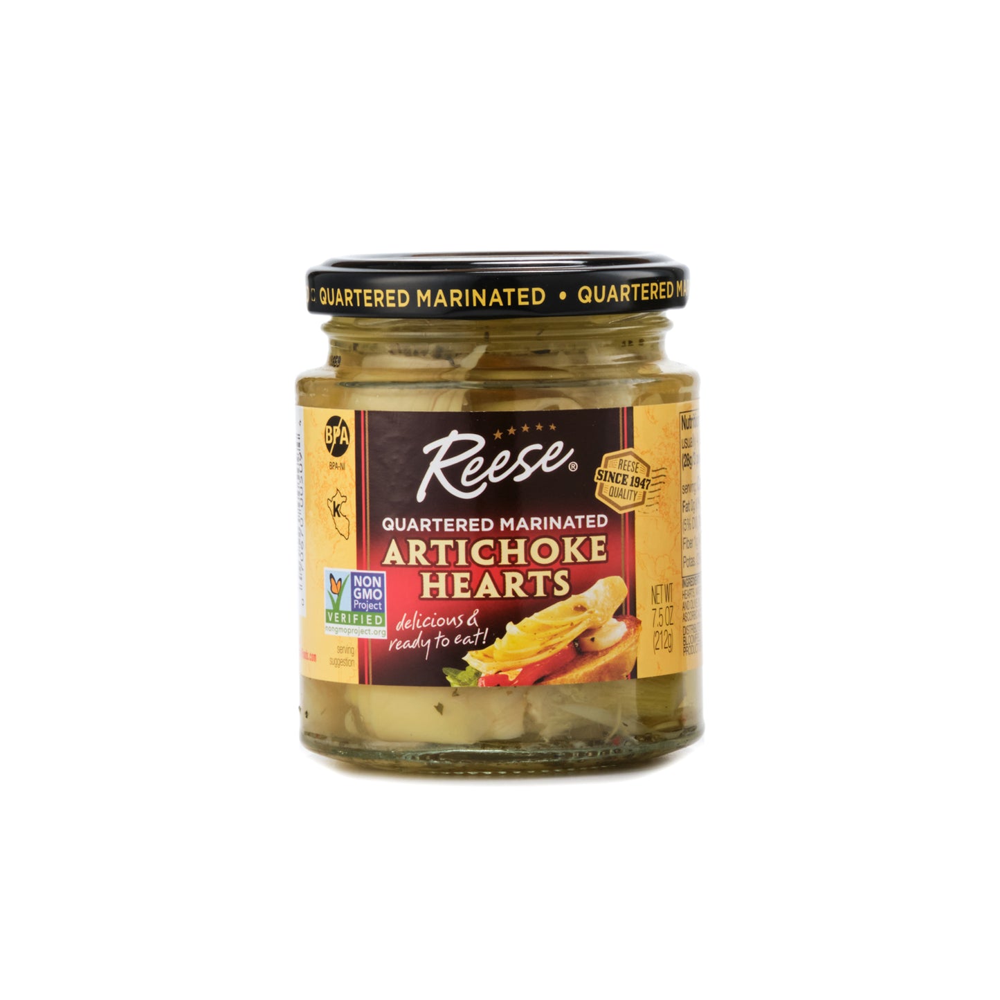 Reese Marinated Artichoke Hearts 212g