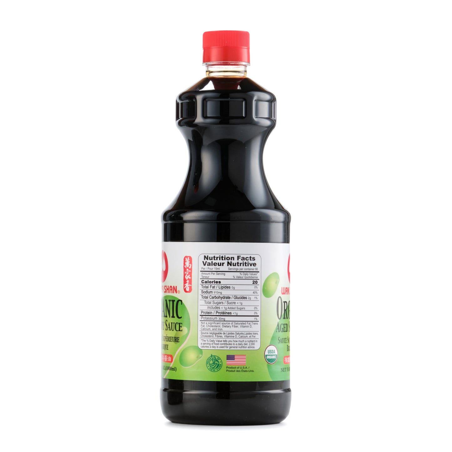 Wan Ja Shan Organic Aged Soy Sauce 1000mL