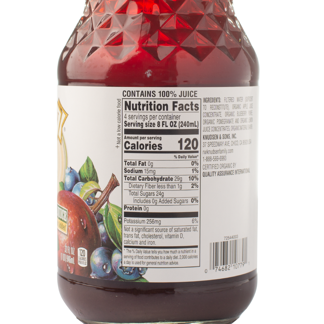 R.W. Knudsen Organic Blueberry Pomegranate 946ml