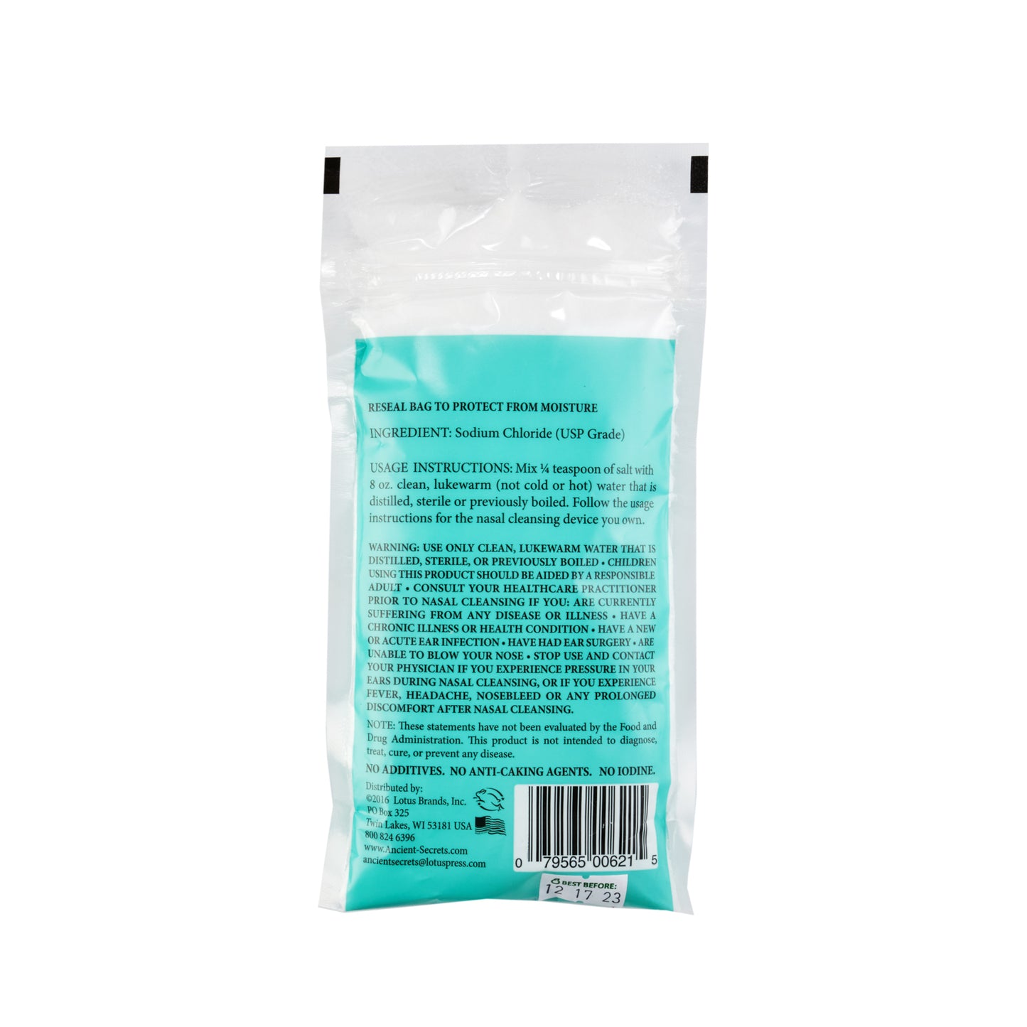 Ancient Secrets Nasal Cleansing Salt 226grams