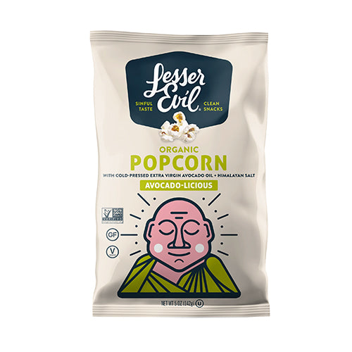 Lesser Evil Organic Avocado-licious Popcorn 142g