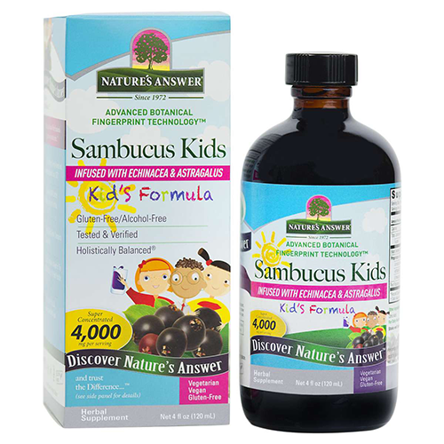Nature's Answer Sambucus Kids with Echinacea and Astragalus 120ml