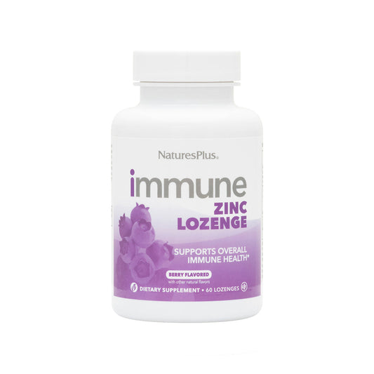 Nature's Plus Immune Zinc Lozenge Berry 60 Lozenges