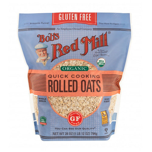 Bob's Red Mill Organic Gluten-Free Quick Cooking Rolled Oats 794g