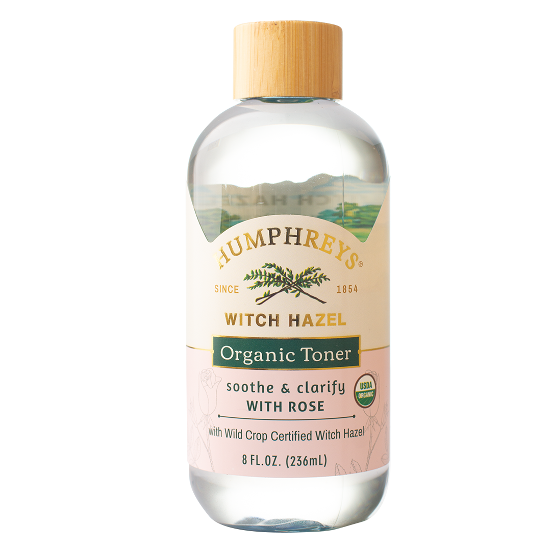 Humphreys Witch Hazel Organic Toner Soothe and Clarify with Rose 237ml
