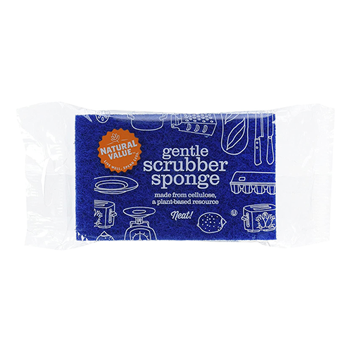Natural Value Gentle Scrubber Sponge 1ct