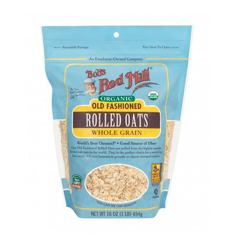 Bob's Red Mill Organic Old Fashioned Rolled Oats 454g