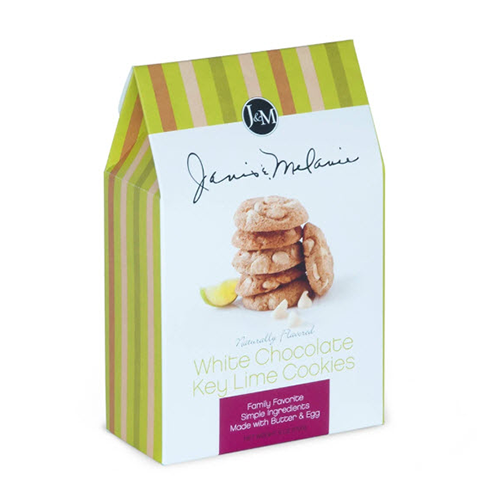 J&M White Chocolate Key Lime Cookies 170g