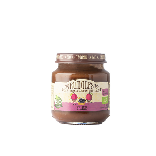 Rudolfs Organic Prune Puree 4+ Months Stage 1 120g