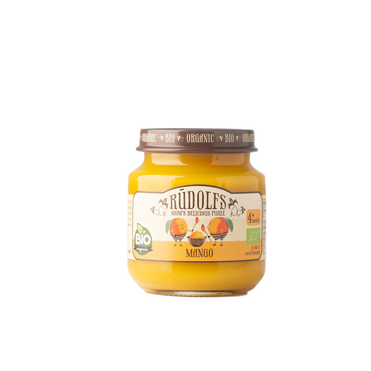 Rudolfs Organic Mango Puree 4+ Months Stage 1 120g