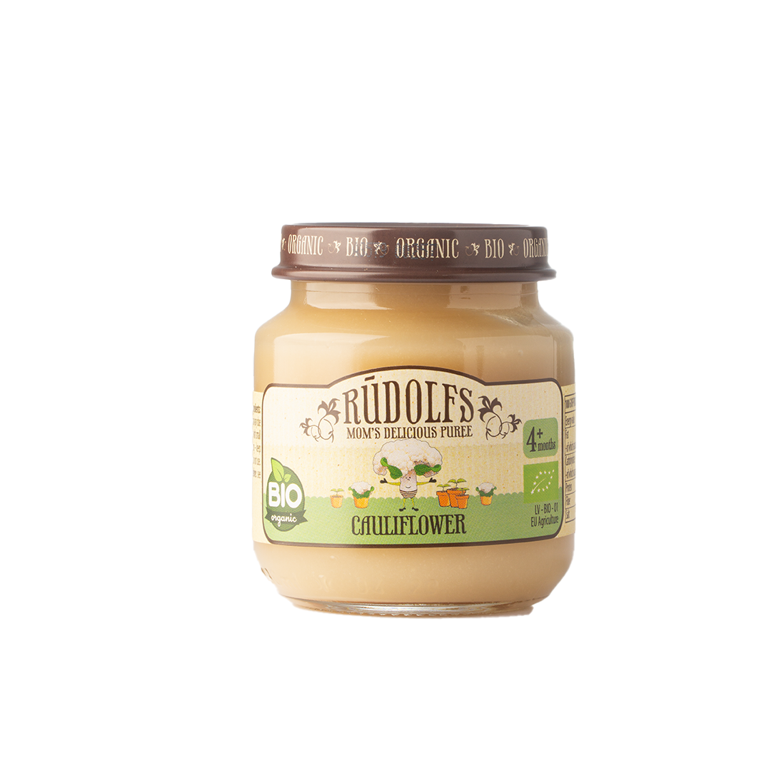 Rudolfs Organic Cauliflower Puree 4+ Months Stage 1 120g