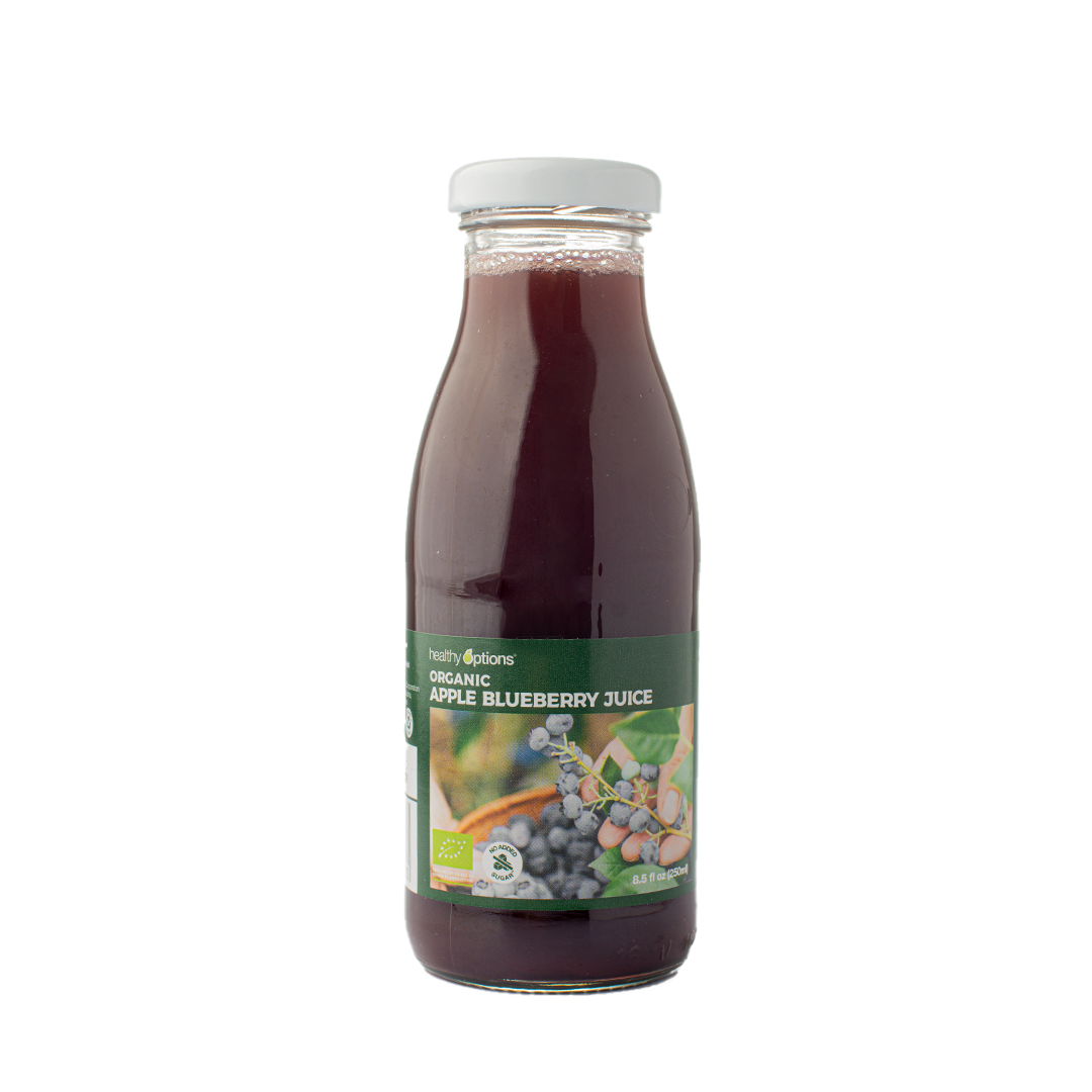Healthy Options Organic Apple Blueberry Juice 250ml