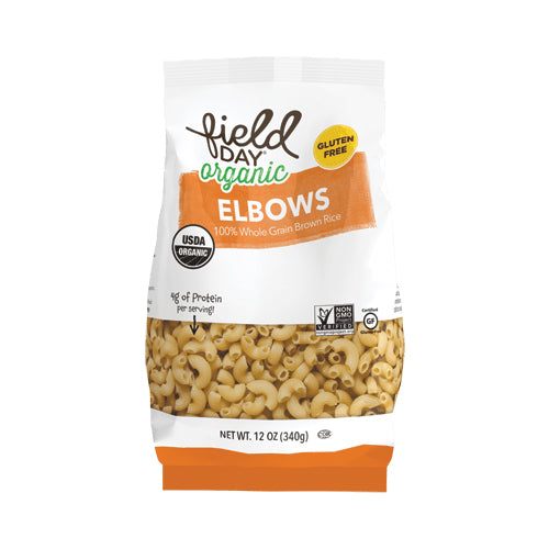 Field Day Organic Brown Rice Elbow Pasta 340g
