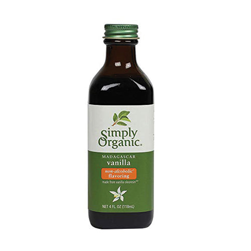 Simply Organic Madagascar Vanilla Non-Alcoholic Flavoring 118ml