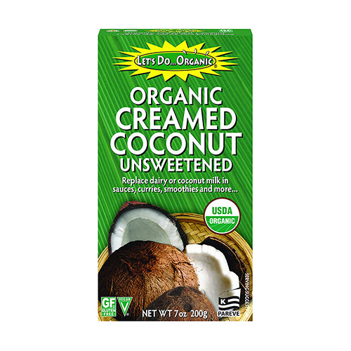 Let's Do Organic Creamed Coconut Unsweetened 200g