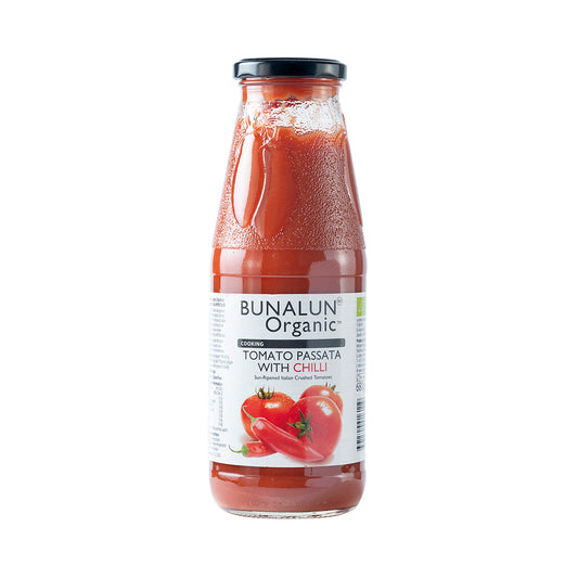 Bunalun Organic Tomato Passata with Chili 680g