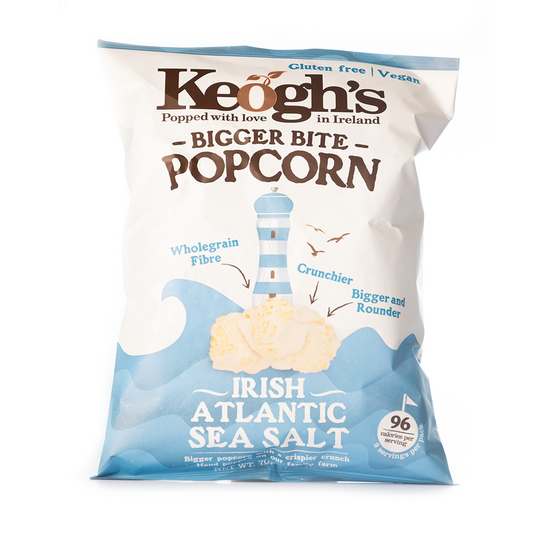 Keogh's Irich Atlantic Sea Salt Popcorn 70g