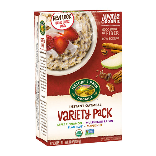Nature's Path Instant Oatmeal Variety Pack 8 Packets 400g
