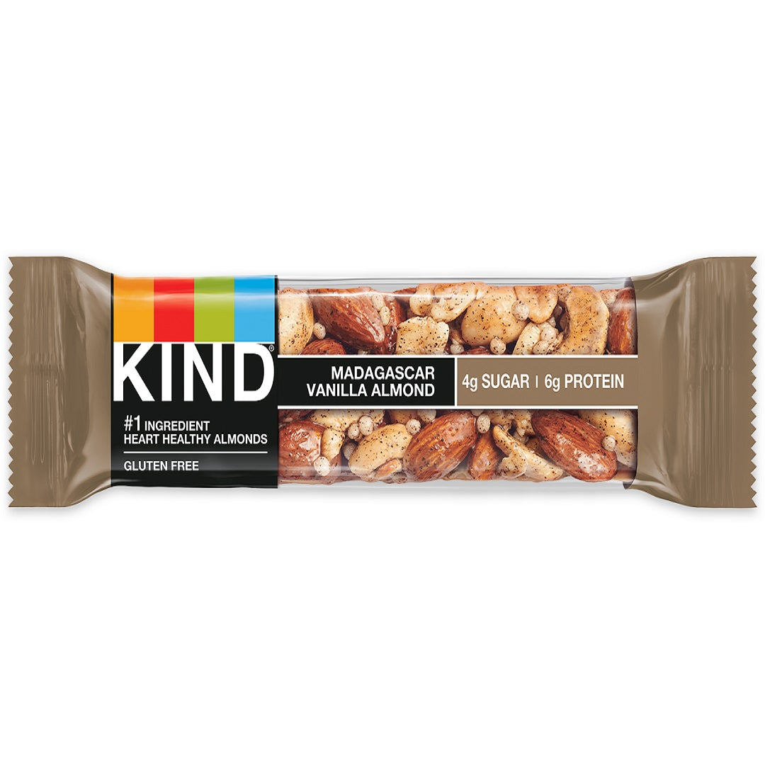 Kind Madagascar Vanilla Almond Bar 40g