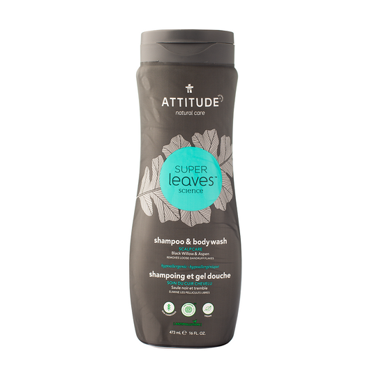 Attitude Super Leaves 2 in 1 Shampoo & Body Wash Scalp Care 473ml