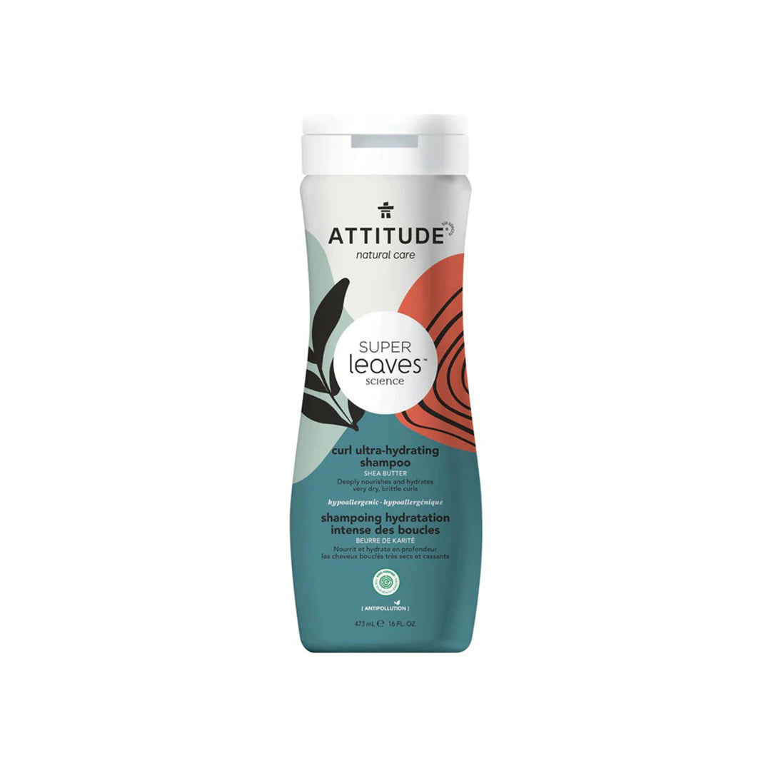 Attitude Super Leaves Curl Ultra-Hydrating Shampoo Shea Butter 473ml