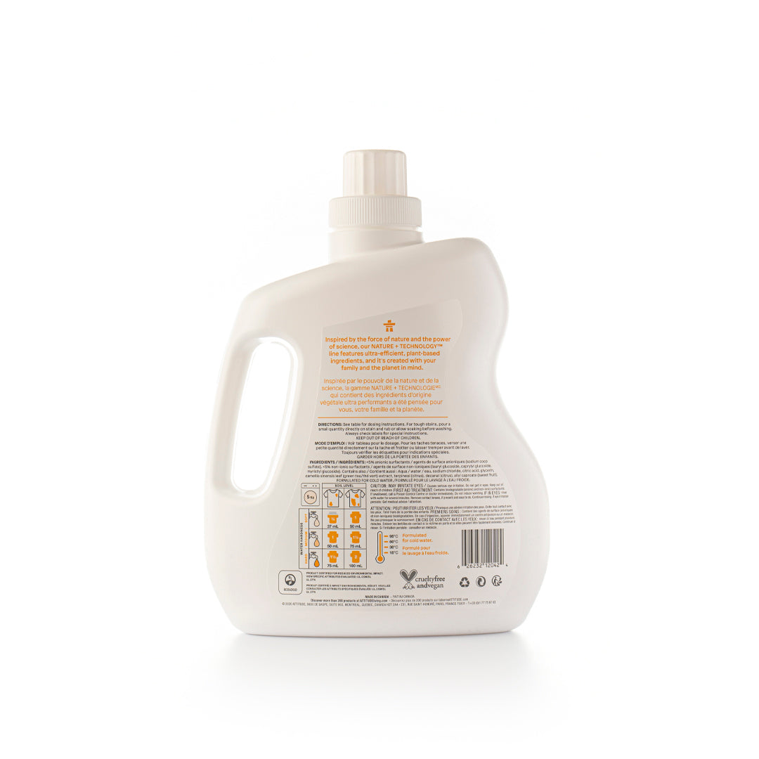 Attitude Laundry Detergent Citrus Zest 2 liters