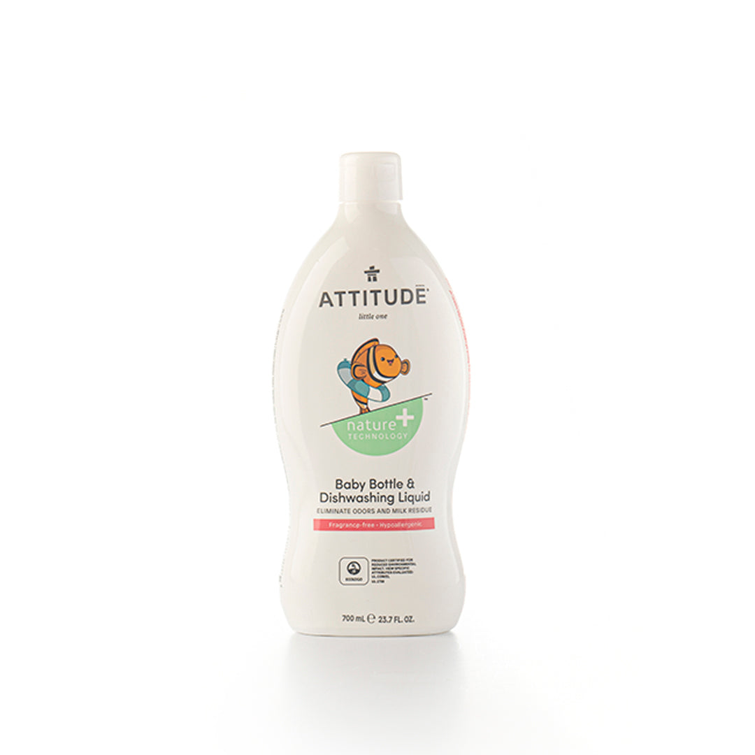 Attitude Baby Bottle & Dishwashing Liquid Fragrance-free 700ml