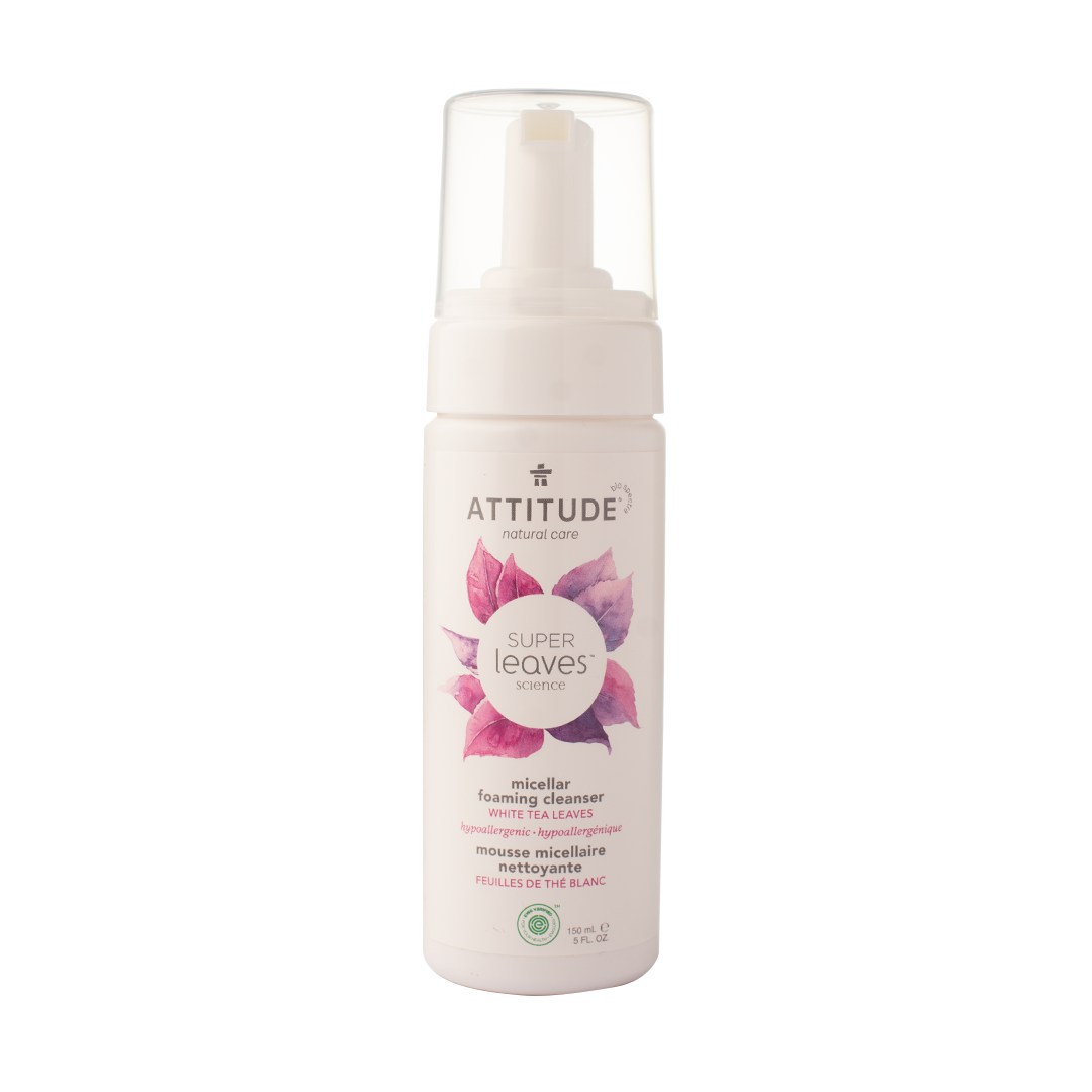 Attitude Super Leaves Micellar Foaming Cleanser White Tea Leaves 150ml