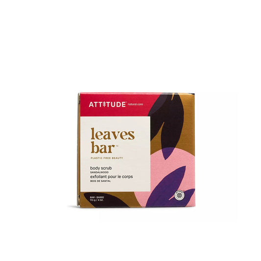 Attitude Leaves Bar Body Scrub Sandalwood 113g