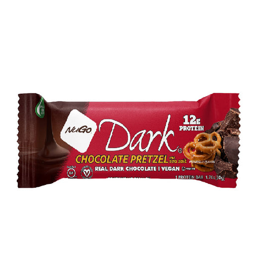 Nugo Dark Chocolate Pretzel with Sea Salt Bar 50g